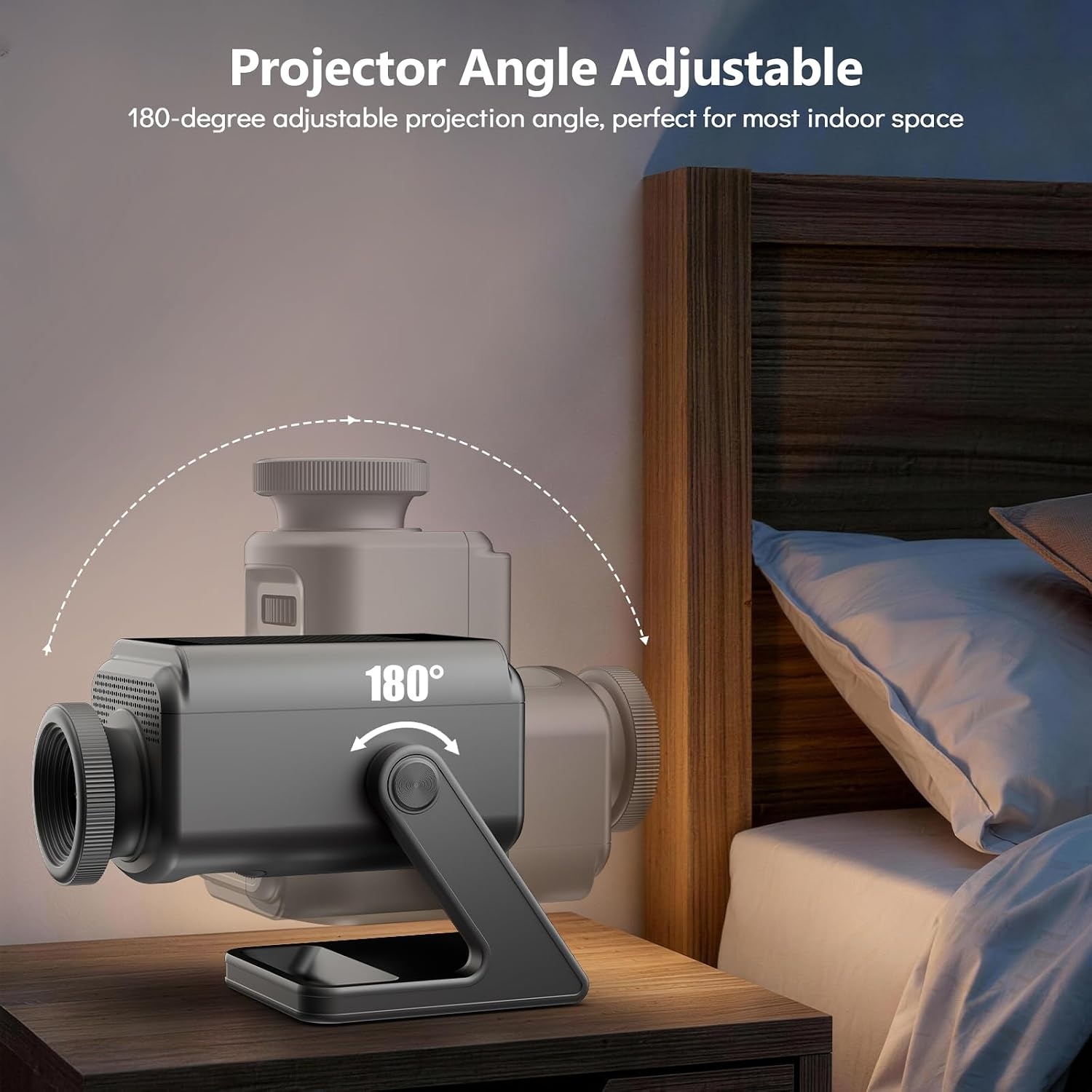 image:imageRossetta 3D Projector with 60 Scenes Galaxy Star Projector for Room Decor Bluetooth Speaker 1H2H Timer amp Remote Night Light for Bedroom Party Christmas amp Birthday Gifts for Adults Girls BoysGray