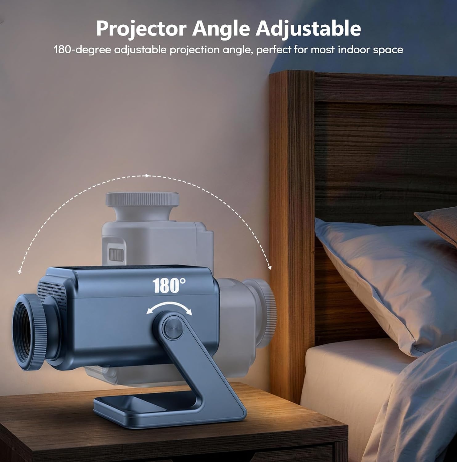 image:imageRossetta 3D Projector with 60 Scenes Galaxy Star Projector for Room Decor Bluetooth Speaker 1H2H Timer amp Remote Night Light for Bedroom Party Christmas amp Birthday Gifts for Adults Girls BoysSpace Blue
