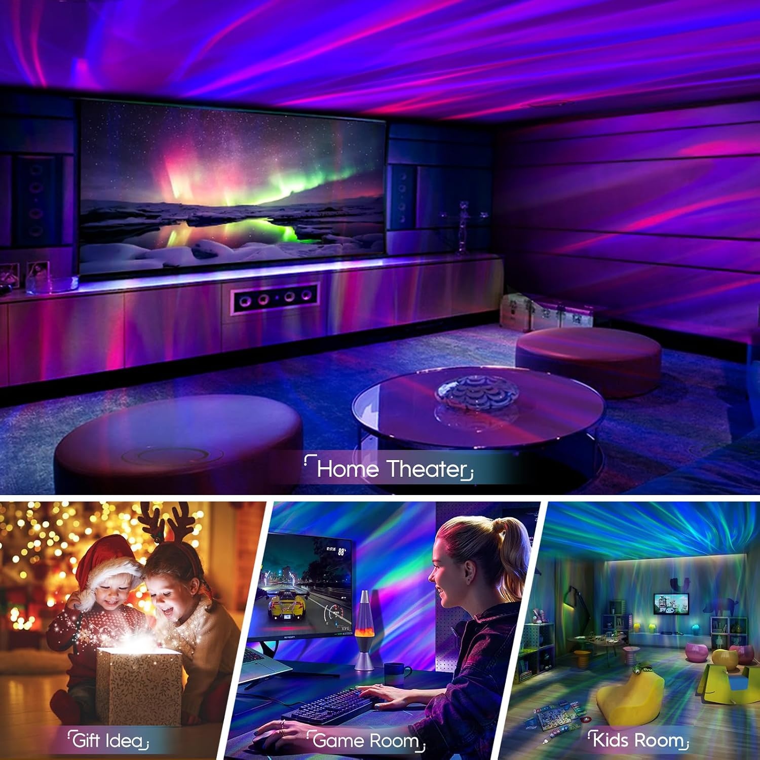 image:imageRossetta Astronaut Galaxy Star Projector Night Light Projector for Kids 29 Lighting Effects Night Light Mode Magnetic Head Remote Control AutoOff Timer Gifts for Kids Adults Party BirthdayAurora White