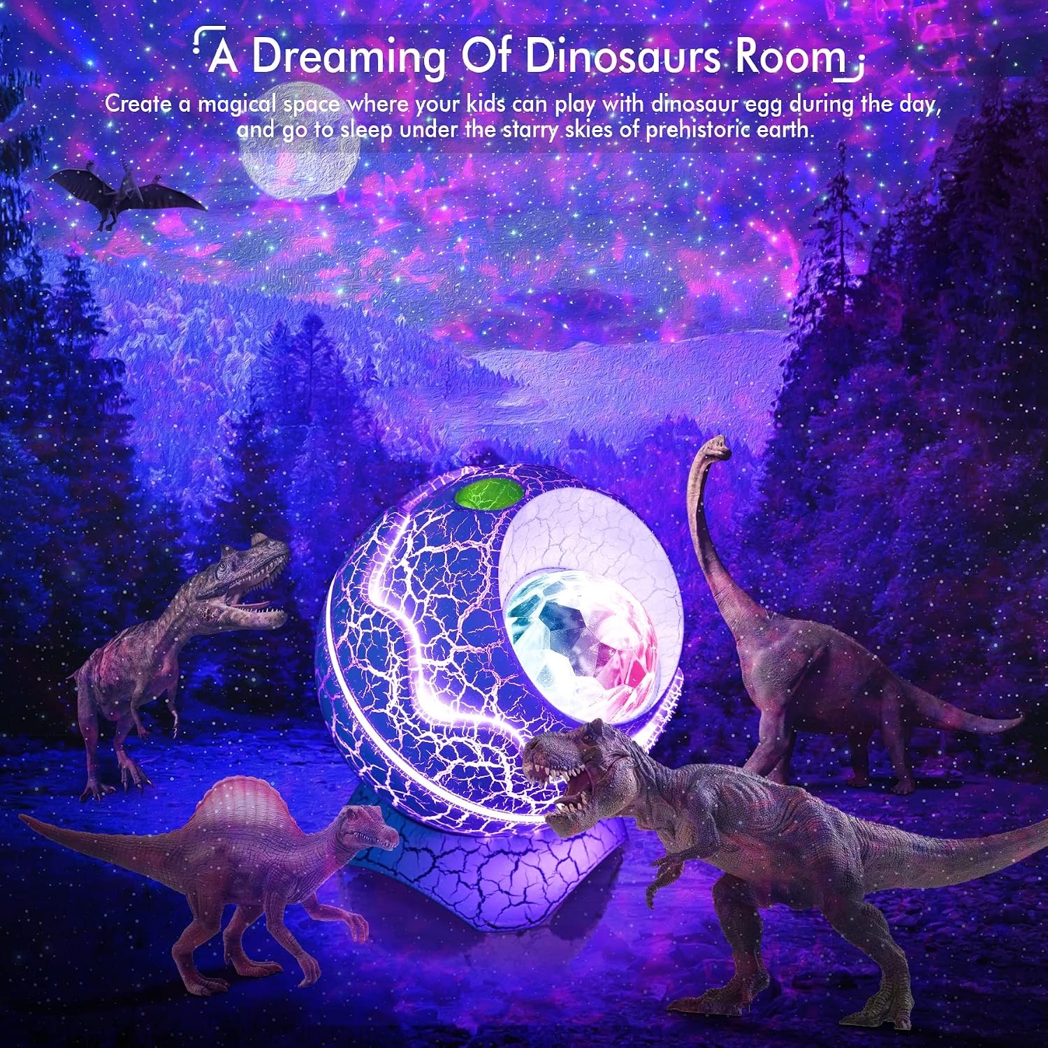 image:imageRossetta Galaxy Star Night Light Projector Nebula Lights for Kids Room 33 Lighting Effects White Noise Bluetooth Speaker Sound Sync Timer amp Remote Birthday Party Gifts for Kids Teens AdultsWhite