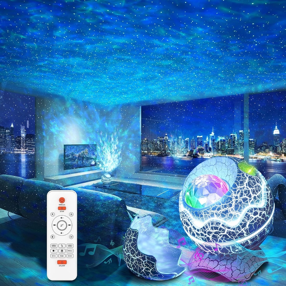image:imageRossetta Galaxy Star Night Light Projector Nebula Lights for Kids Room 33 Lighting Effects White Noise Bluetooth Speaker Sound Sync Timer amp Remote Birthday Party Gifts for Kids Teens AdultsWhite