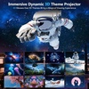 Rossetta 3D Galaxy Projector, 60 Scenes Star Light Projector for Bedroom | Adjustable Focal, Bluetooth Speaker, Timer & Remote Control, Planetarium Projector for Room Decor, Party Gift for Kids Adults(Gray)