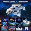 Rossetta 3D Galaxy Projector, 60 Scenes Star Light Projector for Bedroom | Adjustable Focal, Bluetooth Speaker, Timer & Remote Control, Planetarium Projector for Room Decor, Party Gift for Kids Adults(White)