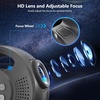 Rossetta 3D Galaxy Projector, 60 Scenes Star Light Projector for Bedroom | Adjustable Focal, Bluetooth Speaker, Timer & Remote Control, Planetarium Projector for Room Decor, Party Gift for Kids Adults(Gray)