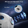 Rossetta 3D Galaxy Projector, 60 Scenes Star Light Projector for Bedroom | Adjustable Focal, Bluetooth Speaker, Timer & Remote Control, Planetarium Projector for Room Decor, Party Gift for Kids Adults(White)