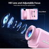 Rossetta 3D Projector with 60 Scenes, Galaxy Star Projector for Room Decor | Bluetooth Speaker, 1H/2H Timer & Remote, Night Light for Bedroom, Party, Christmas & Birthday Gifts for Adults, Girls, Boys(Light Pink)
