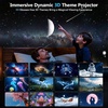 Rossetta 3D Projector with 60 Scenes, Galaxy Star Projector for Room Decor | Bluetooth Speaker, 1H/2H Timer & Remote, Night Light for Bedroom, Party, Christmas & Birthday Gifts for Adults, Girls, Boys(White)