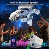 Rossetta 3D Projector with 60 Scenes, Galaxy Star Projector for Room Decor | Bluetooth Speaker, 1H/2H Timer & Remote, Night Light for Bedroom, Party, Christmas & Birthday Gifts for Adults, Girls, Boys(White)