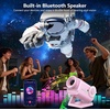 Rossetta 3D Projector with 60 Scenes, Galaxy Star Projector for Room Decor | Bluetooth Speaker, 1H/2H Timer & Remote, Night Light for Bedroom, Party, Christmas & Birthday Gifts for Adults, Girls, Boys(Light Pink)