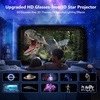 Rossetta 3D Star Projector Galaxy Aurora Planetarium Projector for Bedroom | 60 Scene, HD Lens, Focus Adjustable, Bluetooth Speaker, Remote & Timer, Nebula Light for Room Decor, Gifts for Kids, Adult(Pure White)