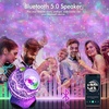 Rossetta Galaxy Star Night Light Projector, Nebula Lights for Kids Room | 33 Lighting Effects, White Noise, Bluetooth Speaker, Sound Sync, Timer & Remote, Birthday, Party Gifts for Kids Teens Adults(White)
