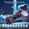 Rossetta Galaxy Star Night Light Projector, Nebula Lights for Kids Room | 33 Lighting Effects, White Noise, Bluetooth Speaker, Sound Sync, Timer & Remote, Birthday, Party Gifts for Kids Teens Adults(Dark Gray)